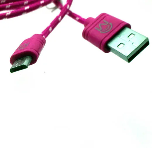 00571 - USB CABLE A MALE TO MICRO B MALE 3FT PURPLE