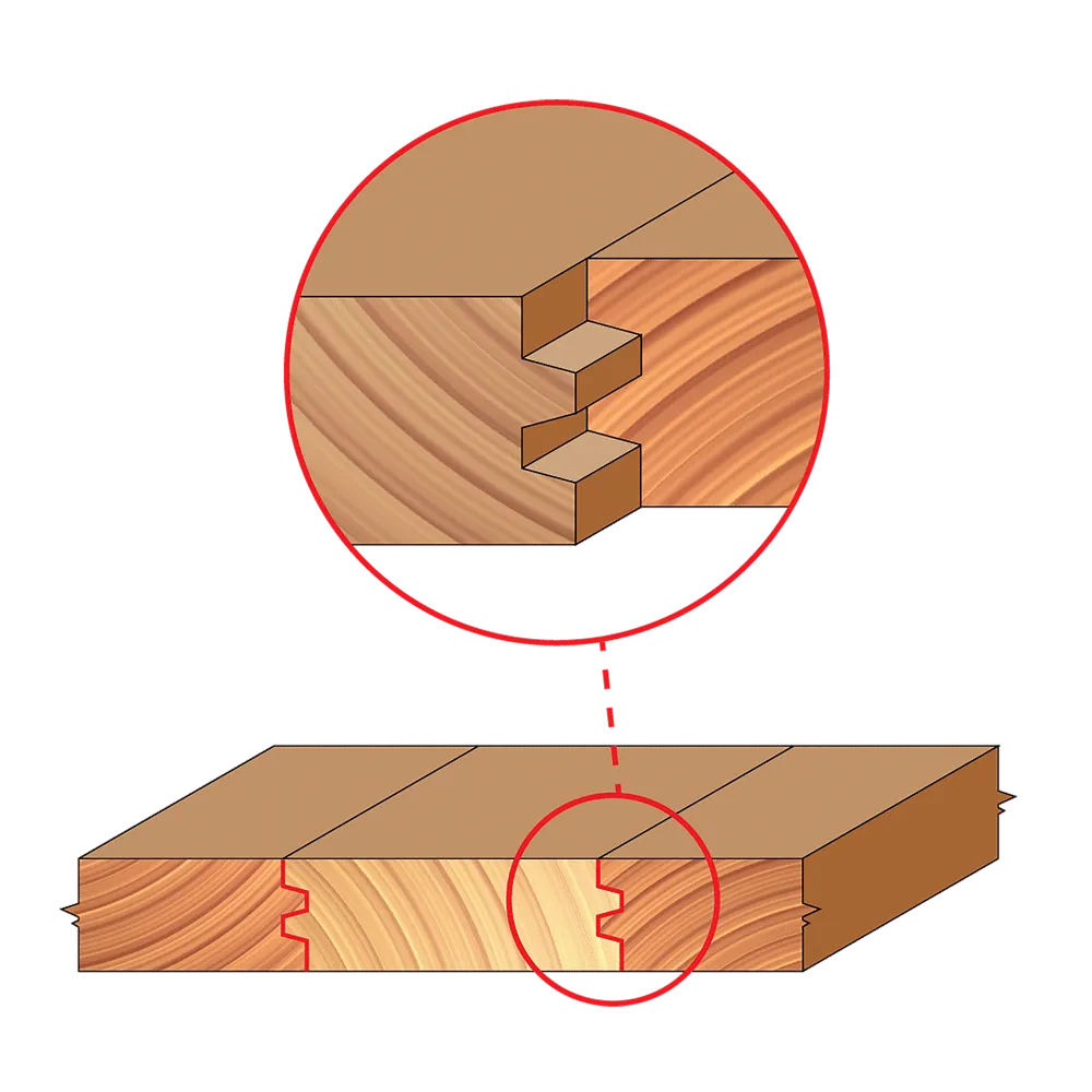 1"-1/2" Reversible Glue Joint Bit