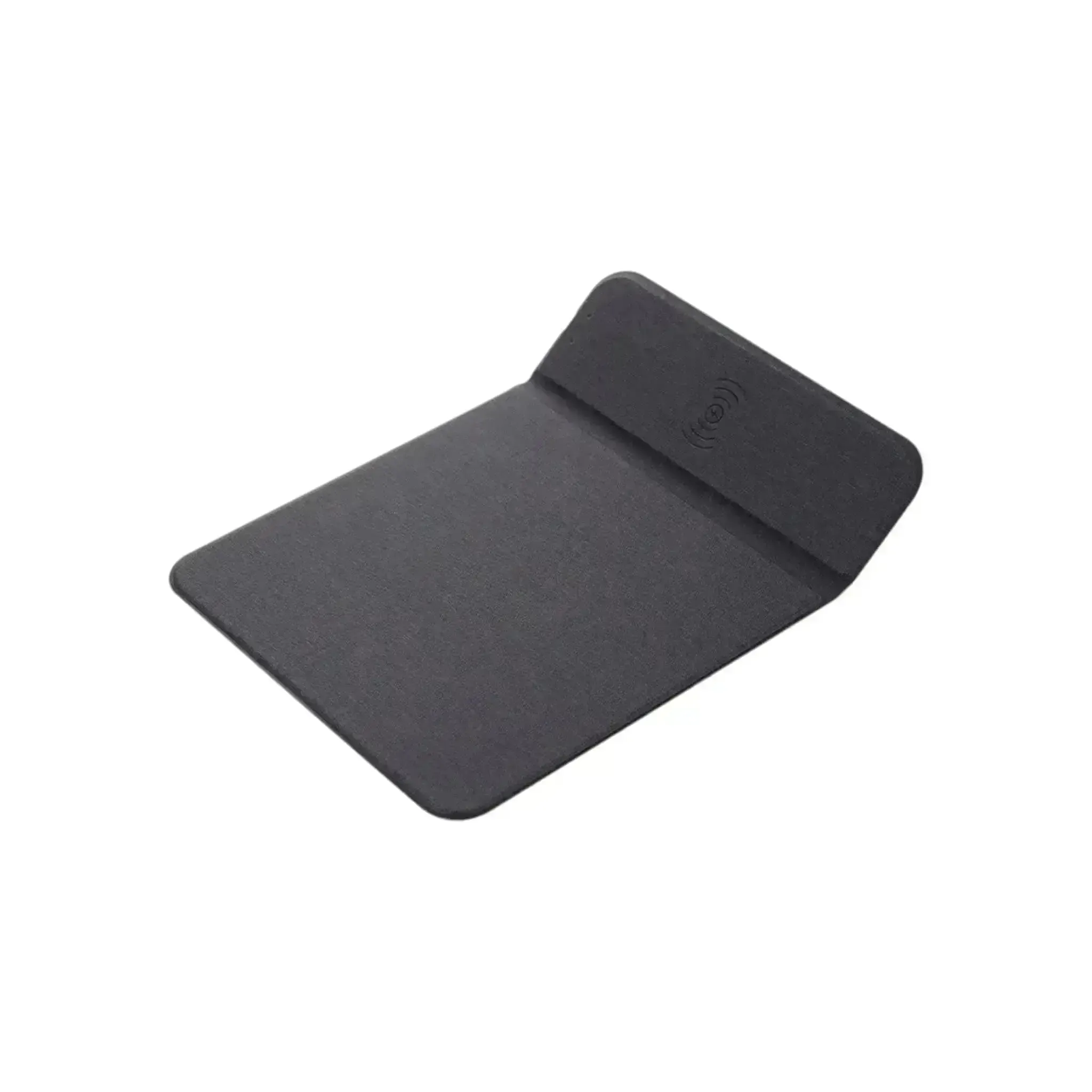 2-in-1 Qi Wireless Charger Mouse Pad – PU Leather Mat for Phones