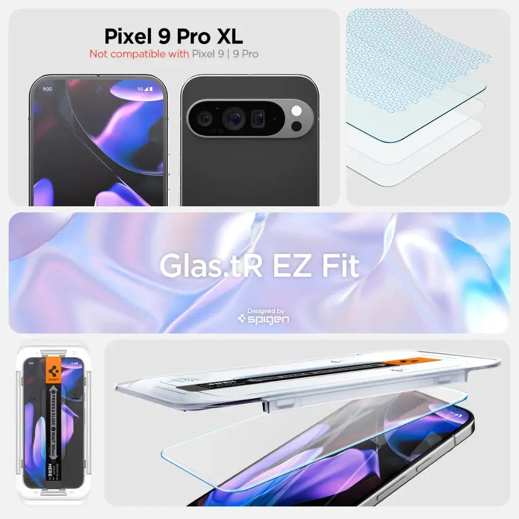 [2 Pack] Google Pixel 9 Pro XL Screen Protector Glas.tR EZ Fit