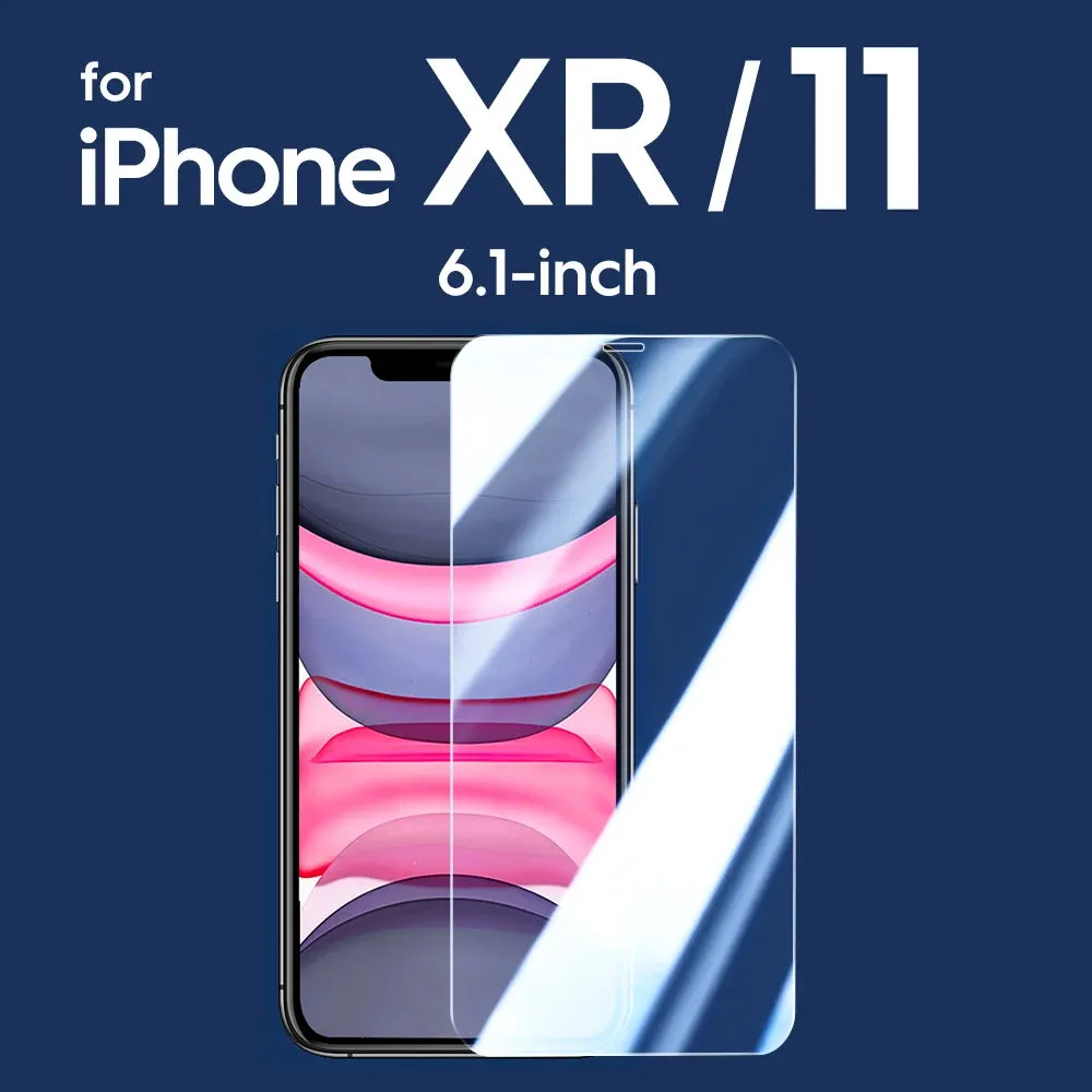 2/4 Pcs Screen Protector for iPhone 15 Pro Max 15 Plus 14 13 12 11 Mini Tempered Glass HD Front Film 9H for iPhone 15