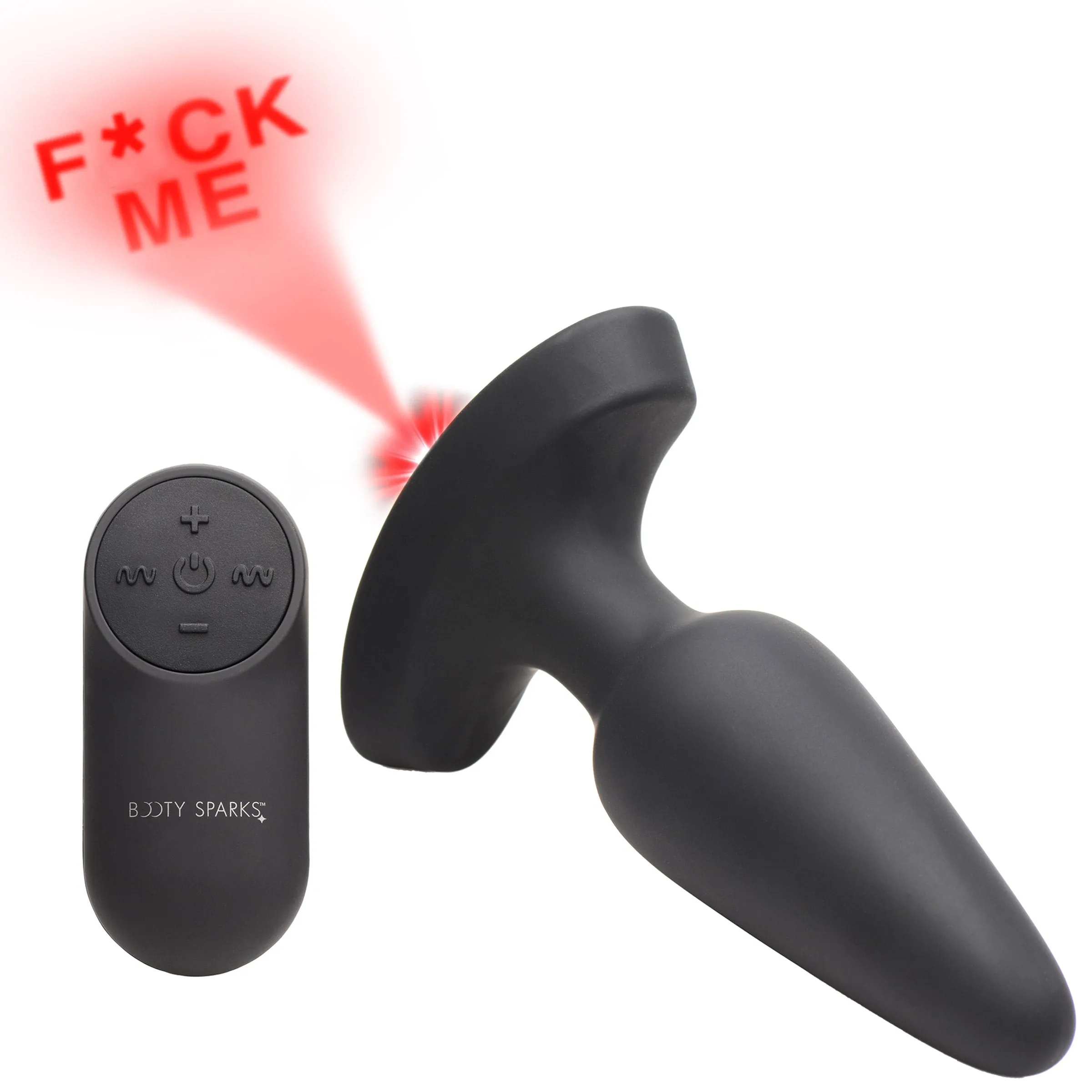 28X Laser F**k Me Silicone Anal Plug with Remote Control