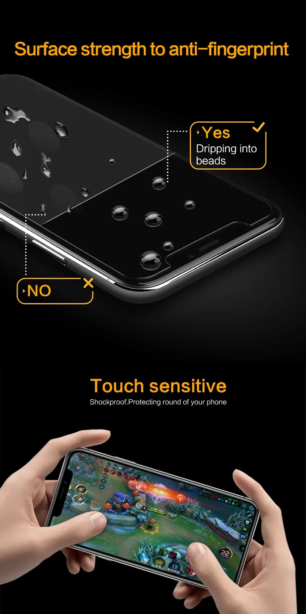 2Pcs Anti-Glare Privacy Tempered Glass for iPhone 6 6s 7 8 p X XS MAX XR 11 12 Pro Max Screen Protector  Private Film