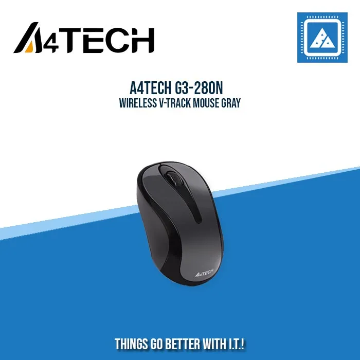 A4TECH G3-280N WIRELESS V-TRACK MOUSE GRAY