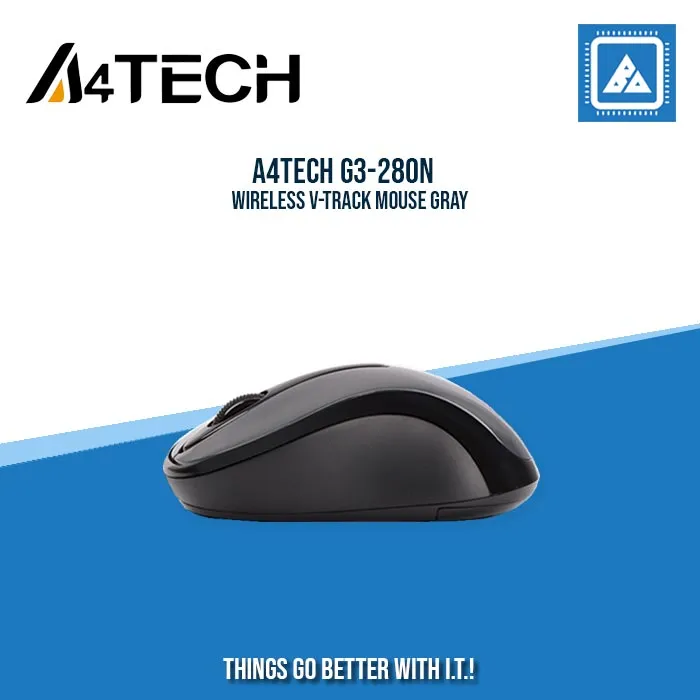 A4TECH G3-280N WIRELESS V-TRACK MOUSE GRAY