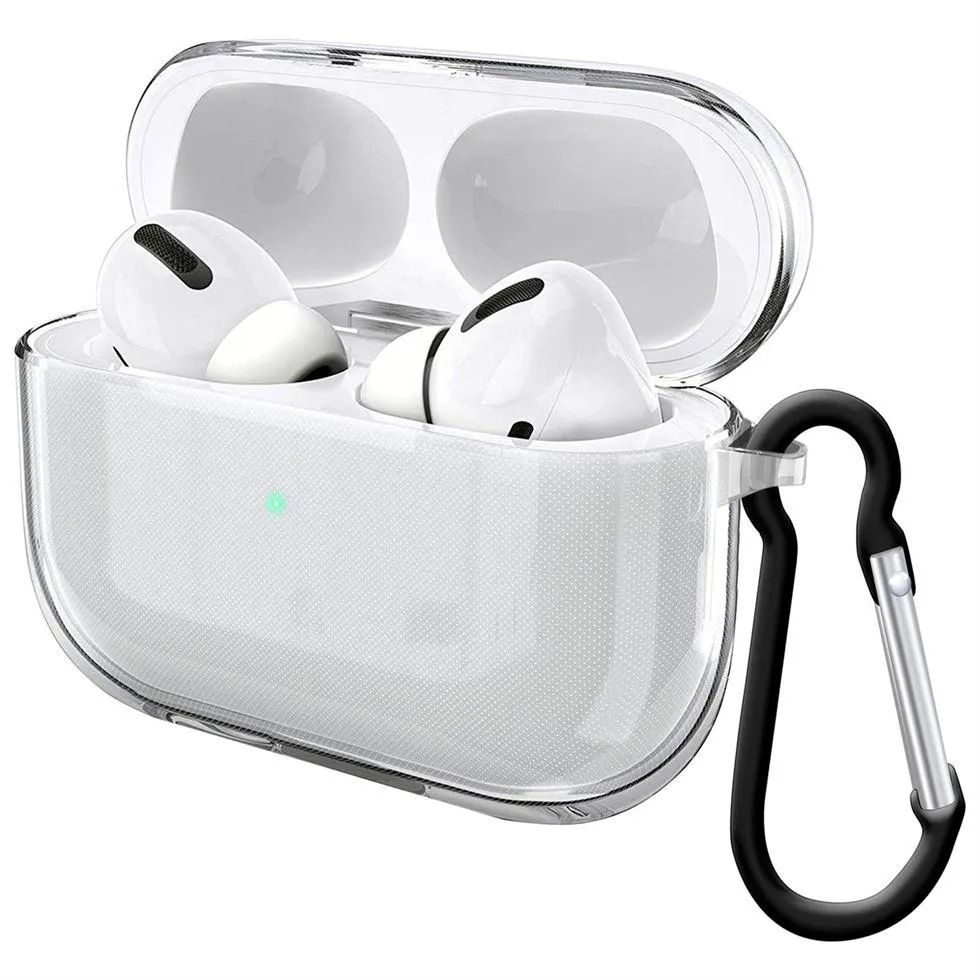 AirPods Pro Case 3rd gen 2019 with Key chain Hook Wireless Charging