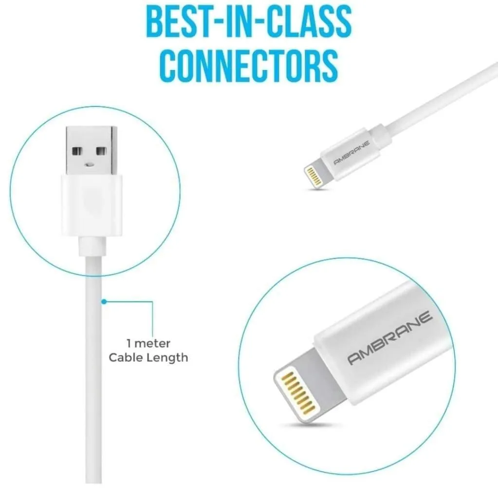 Ambrane ACL-11 Lightning Cable for Apple iPhone iPad iPod