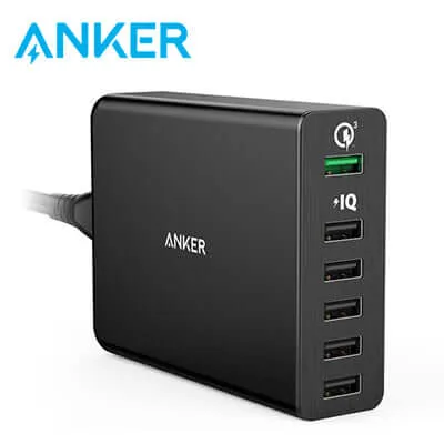 Anker PowerPort  6 Ports 60W With Quick Charge 3.0 Charging Station