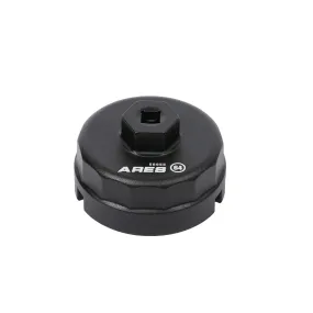 ARES 56055 - 64mm Black Oil Filter Cap Wrench for Toyota and Lexus