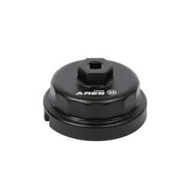 ARES 56056 - 64mm Black Oil Filter Wrench for Toyota and Lexus V6 and V8 Engines