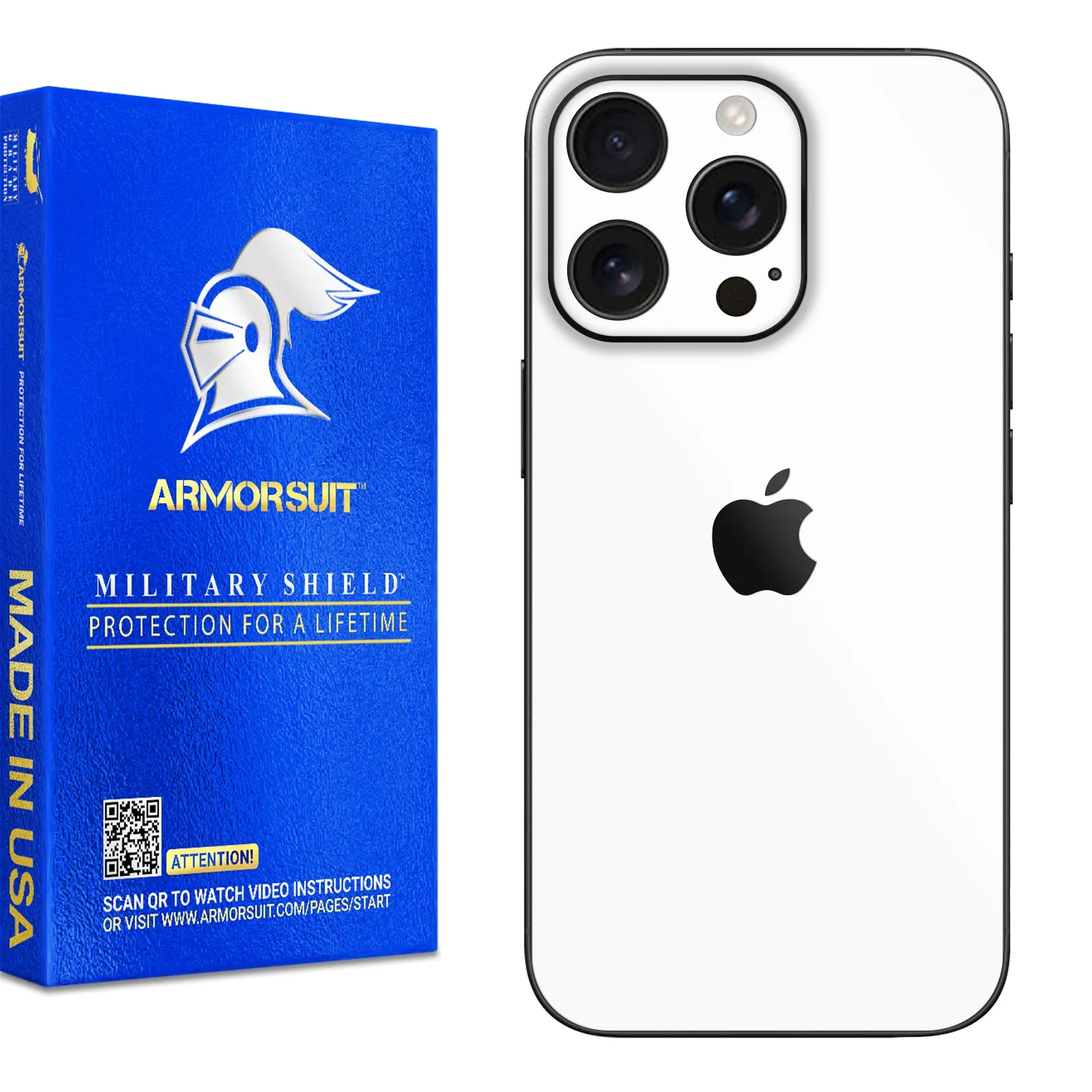 Armorsuit MilitaryShield Vinyl Skin Wrap Film for iPhone 16 Pro