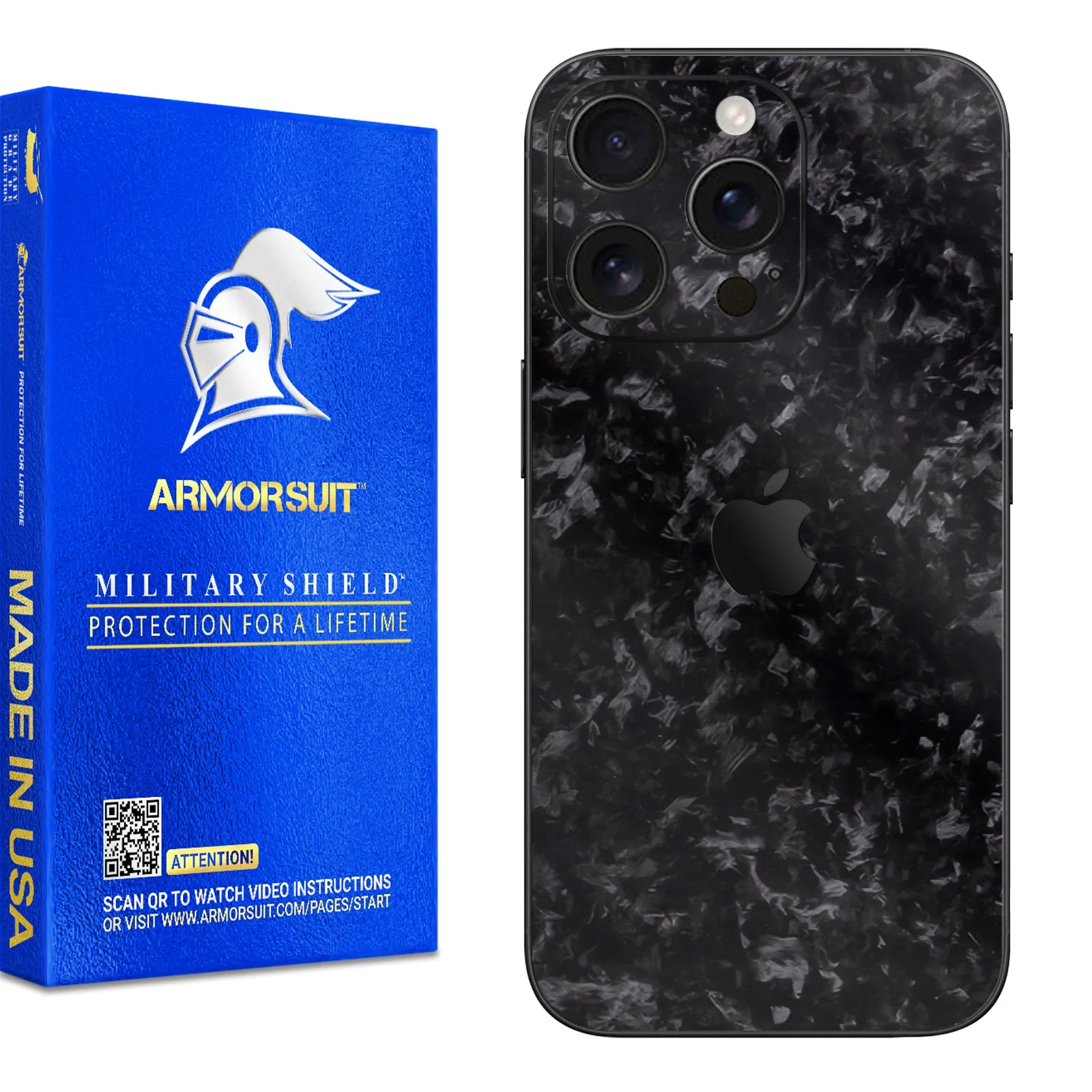 Armorsuit MilitaryShield Vinyl Skin Wrap Film for iPhone 16 Pro