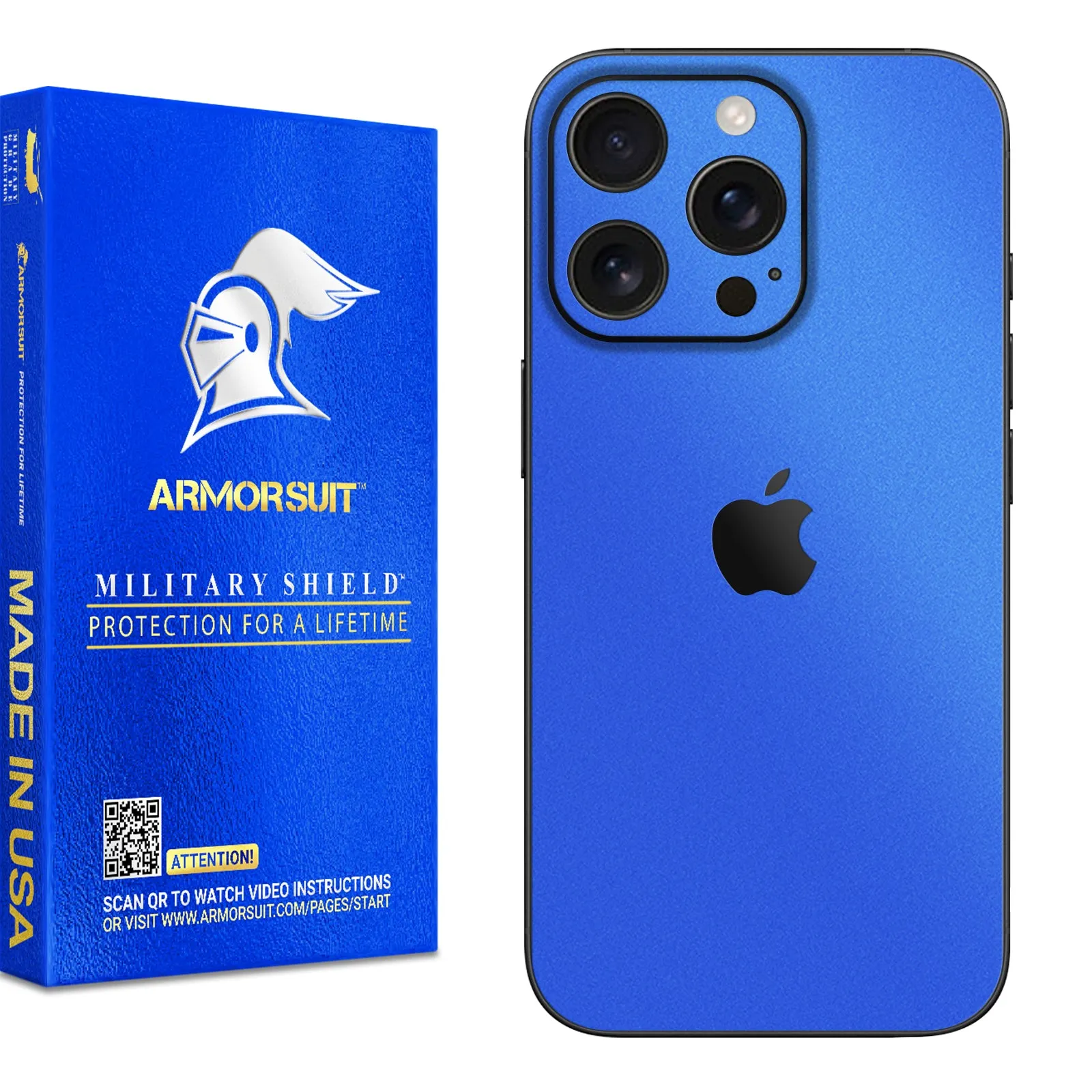 Armorsuit MilitaryShield Vinyl Skin Wrap Film for iPhone 16 Pro