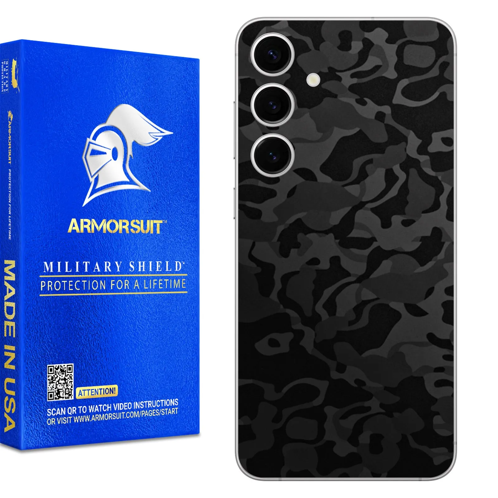 Armorsuit MilitaryShield Vinyl Skin Wrap Film for Samsung S24 Plus