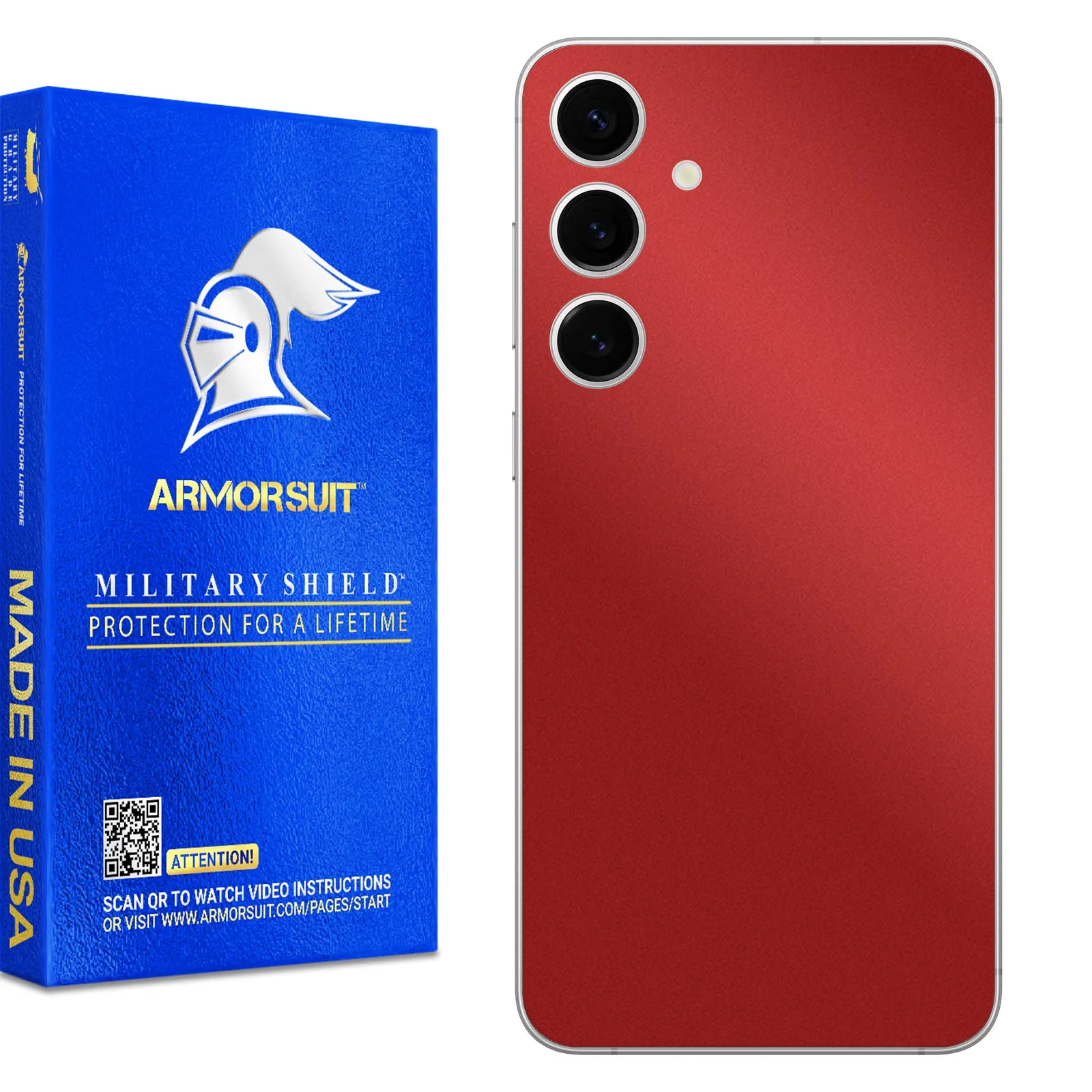 Armorsuit MilitaryShield Vinyl Skin Wrap Film for Samsung S24 Plus