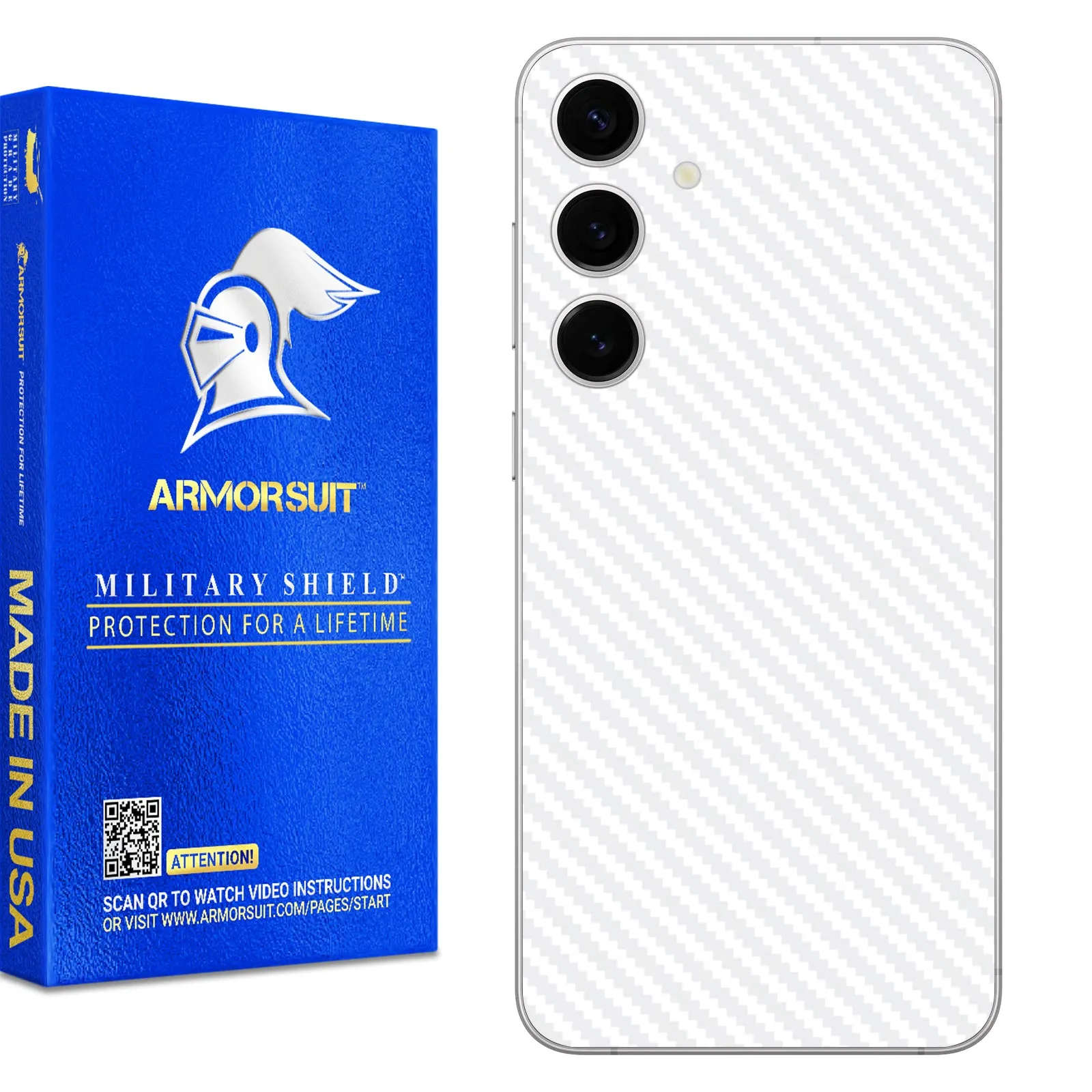 Armorsuit MilitaryShield Vinyl Skin Wrap Film for Samsung S24 Plus