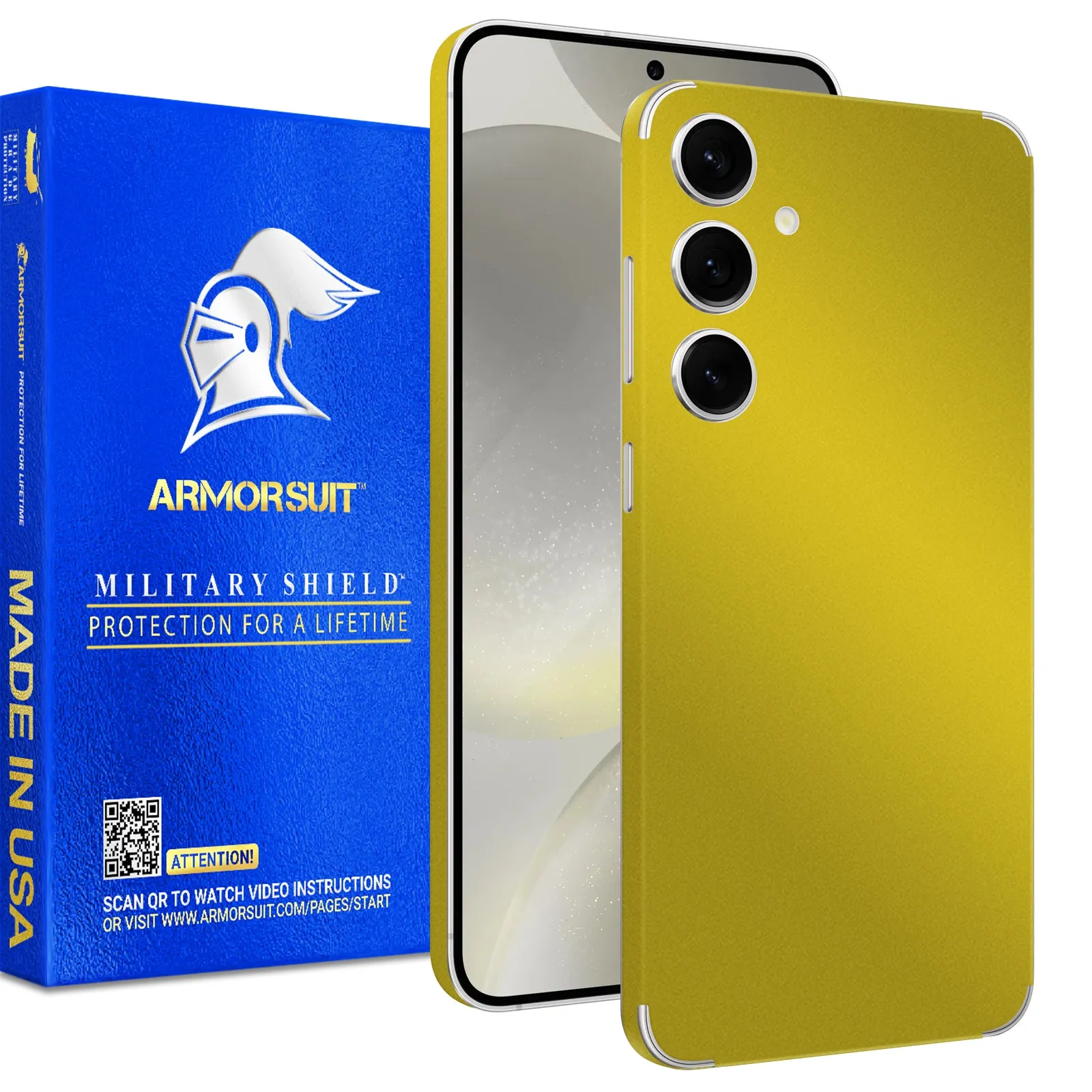 Armorsuit MilitaryShield Vinyl Skin Wrap Film for Samsung S24 Plus