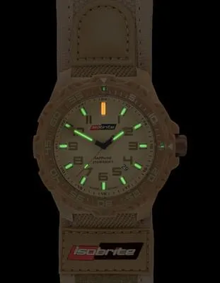 ArmourLite Isobrite Valor Series - Tan Case & Strap - Tan Dial - 200m