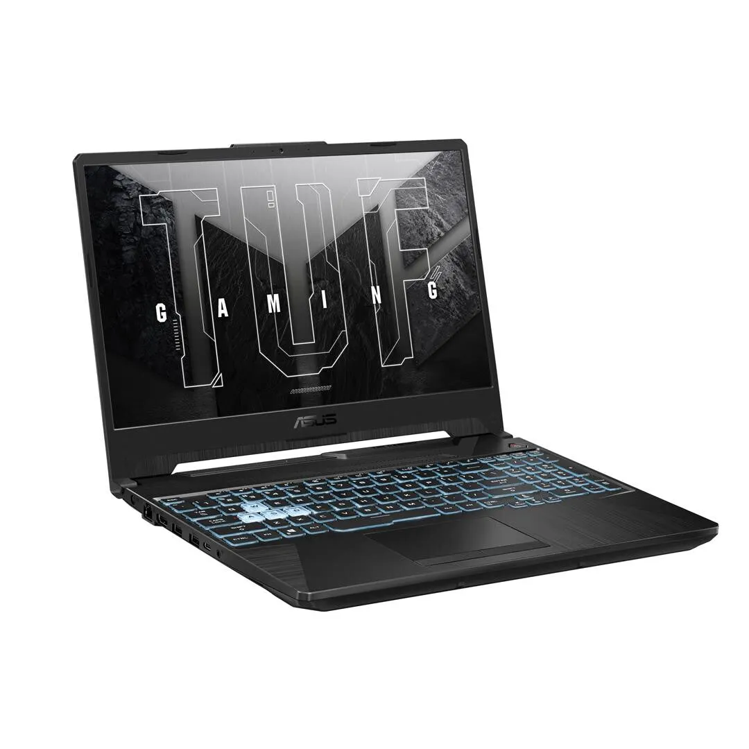 ASUS TUF Gaming F15 FX506HF-HN001W Laptop 39.6 cm (15.6") Full HD Intel® Core™ i5 i5-11400H 8 GB DDR4-SDRAM 512 GB SSD NVIDIA GeForce RTX 2050 Wi-Fi 6 (802.11ax) Windows 11 Home Black