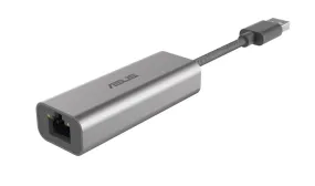 ASUS USB Type-A 2.5G Base-T Ethernet Adapter with backward compatibility of 2.5G|1G|100Mbps (USB-C2500)