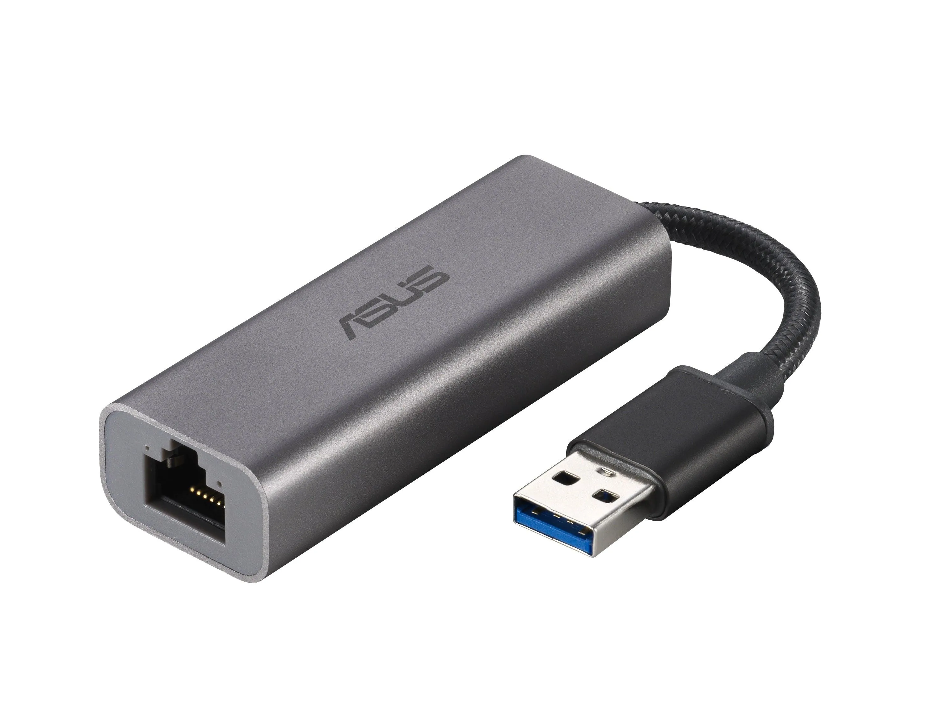 ASUS USB Type-A 2.5G Base-T Ethernet Adapter with backward compatibility of 2.5G|1G|100Mbps (USB-C2500)