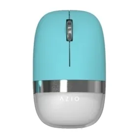 AZIO IM409 IZO Wireless Bluetooth Mouse Mint Daisy Turquoise Blue