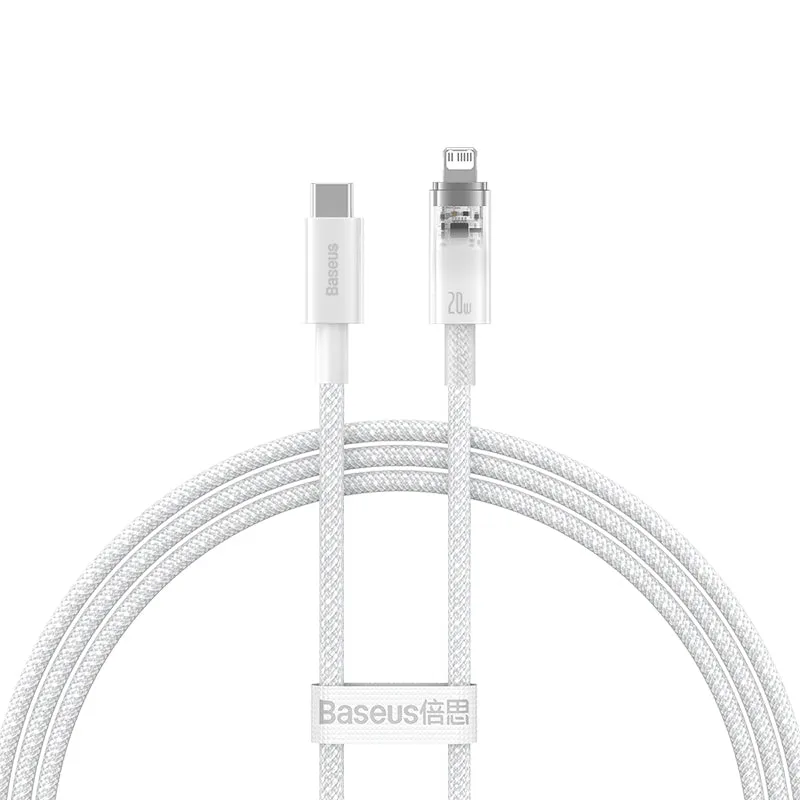 Baseus Explorer Series Fast Charging Cable with Smart Temperature Control Type-C to iP 20W