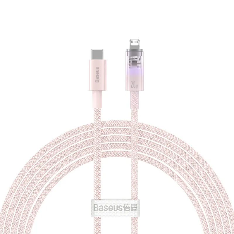 Baseus Explorer Series Fast Charging Cable with Smart Temperature Control Type-C to iP 20W