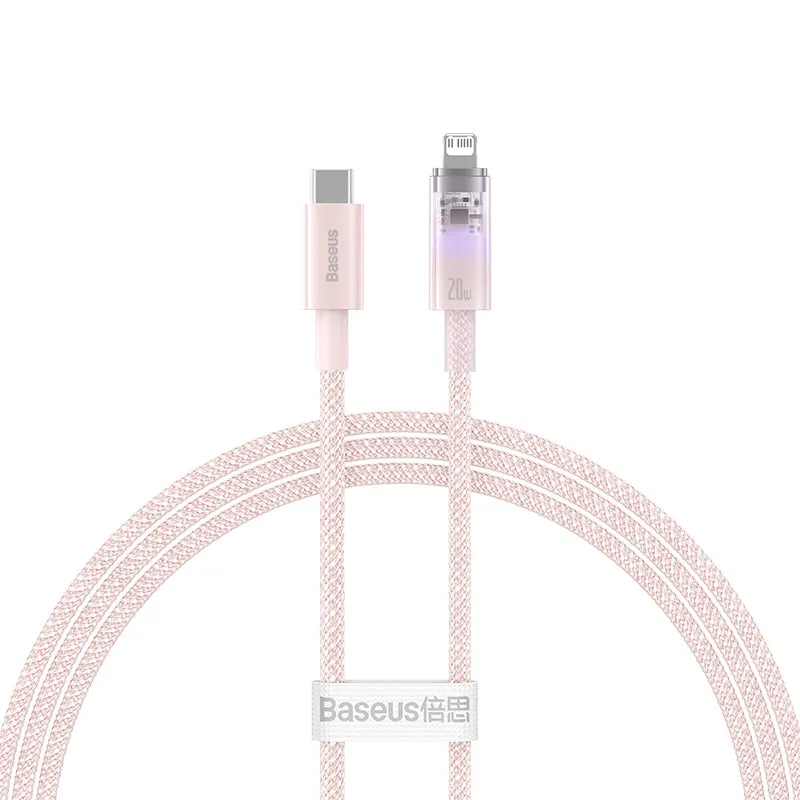 Baseus Explorer Series Fast Charging Cable with Smart Temperature Control Type-C to iP 20W