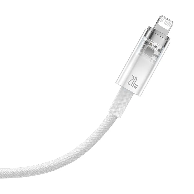 Baseus Explorer Series Fast Charging Cable with Smart Temperature Control Type-C to iP 20W