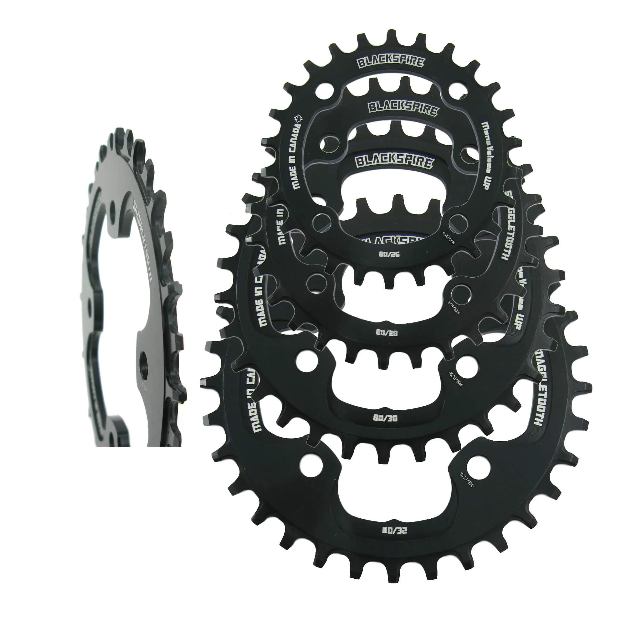 Blackspire Snaggletooth Chainring 80mm BCD