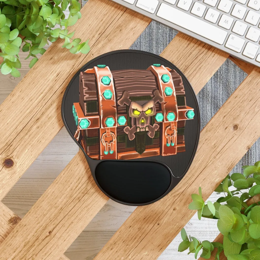 Bone Chest Mouse Pad With Wrist Rest