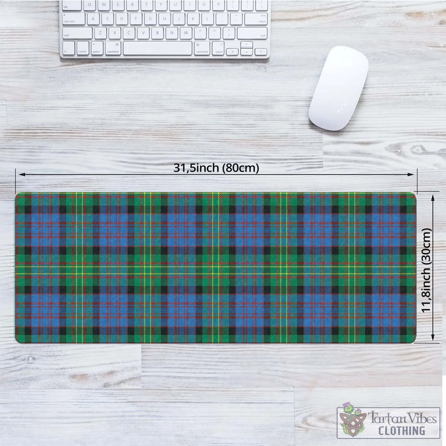 Bowie Ancient Tartan Mouse Pad