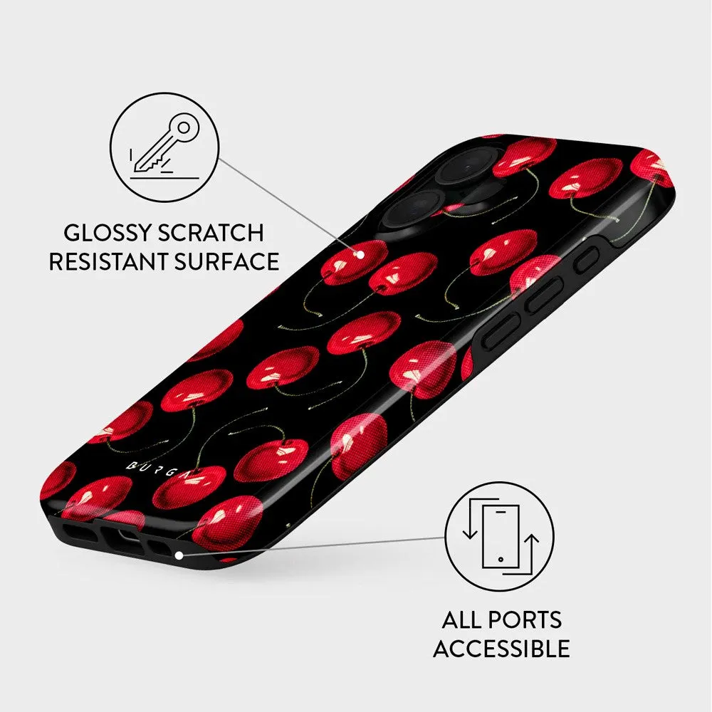 Burga iPhone 16 Tough Fashion Case - Cherrybomb