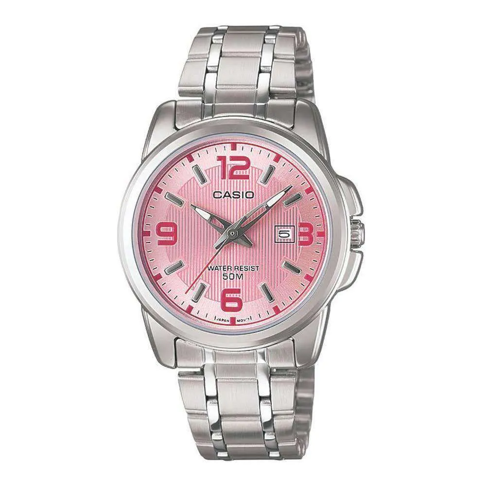 Casio LTP-1314D-5AVDF Silver Stainless Steel Strap Watch for Women