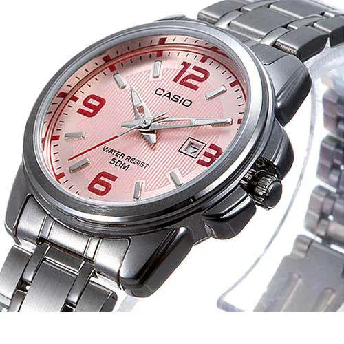 Casio LTP-1314D-5AVDF Silver Stainless Steel Strap Watch for Women