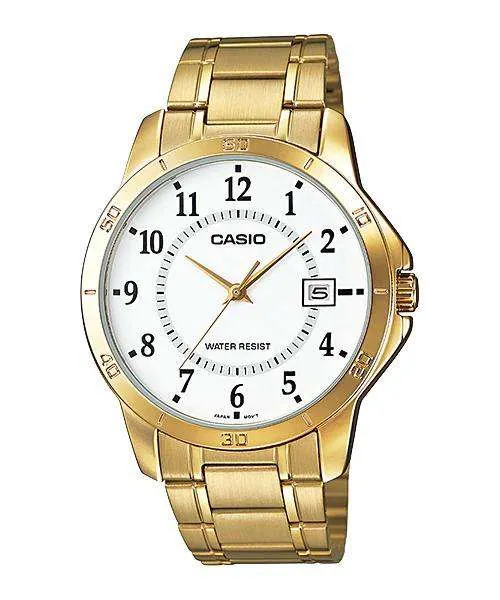 Casio MTP-V004G-7B Gold Stainless Watch for Men