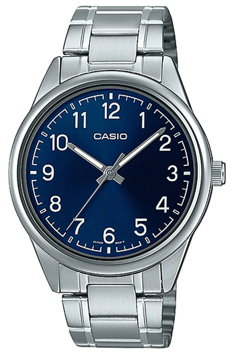 Casio MTP-V005D-2B4 Silver Stainless Watch for Men