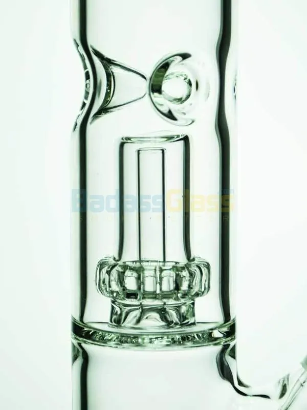 Clear Circ Straight Shot Waterpipe by Diamond Glass