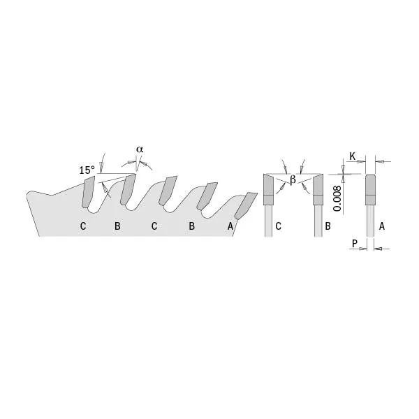 CMT Orange Chrome Carbide 10” General Purpose Combination Blade, 50T, 4 Alternate Top Bevel (ATB) and 1 Triple Chip Grind (TCG) 0.126” Kerf 285.650.10