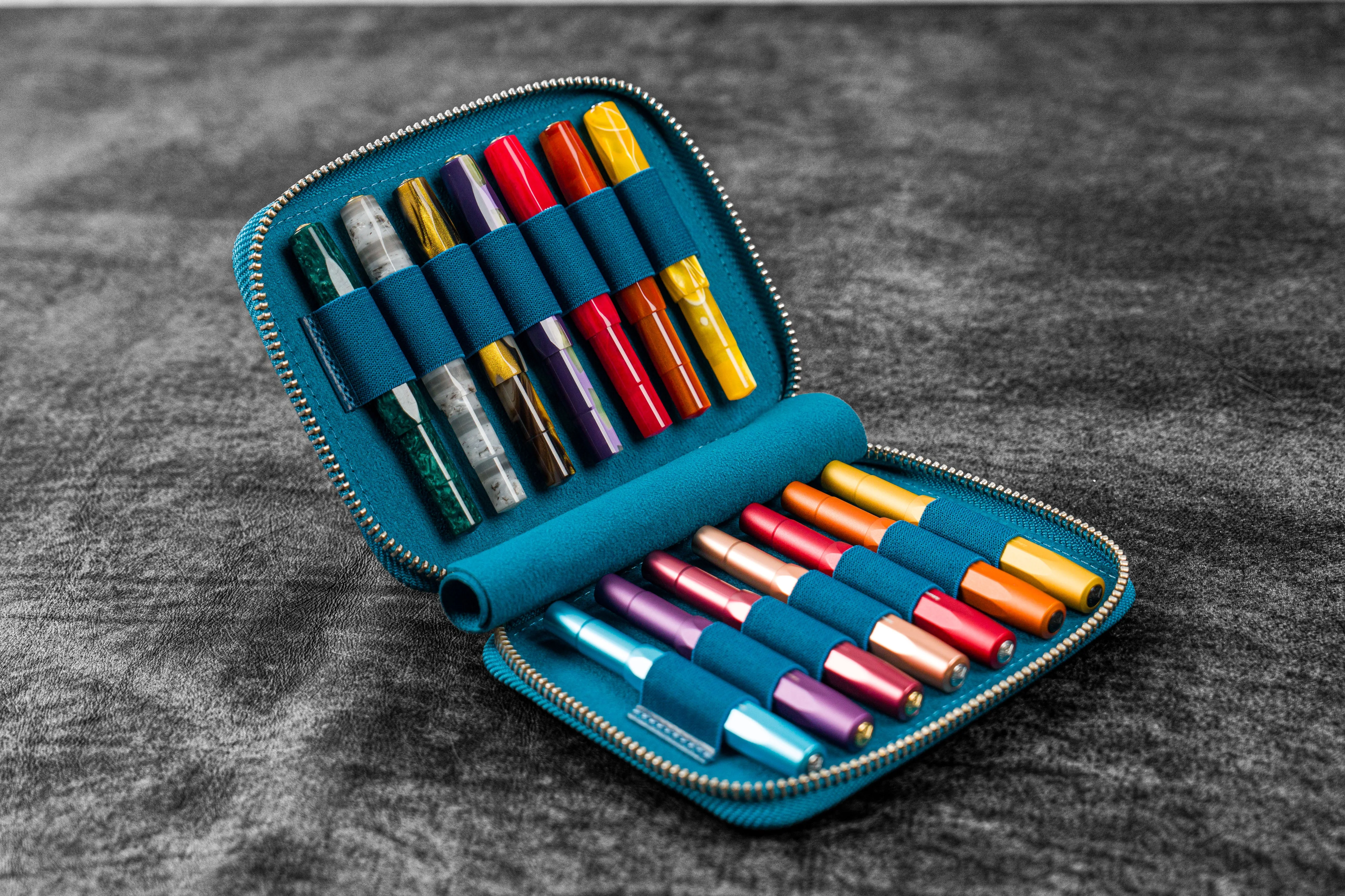 Collector Pen Case for 14 Kaweco Pens - C.H Ocean Blue