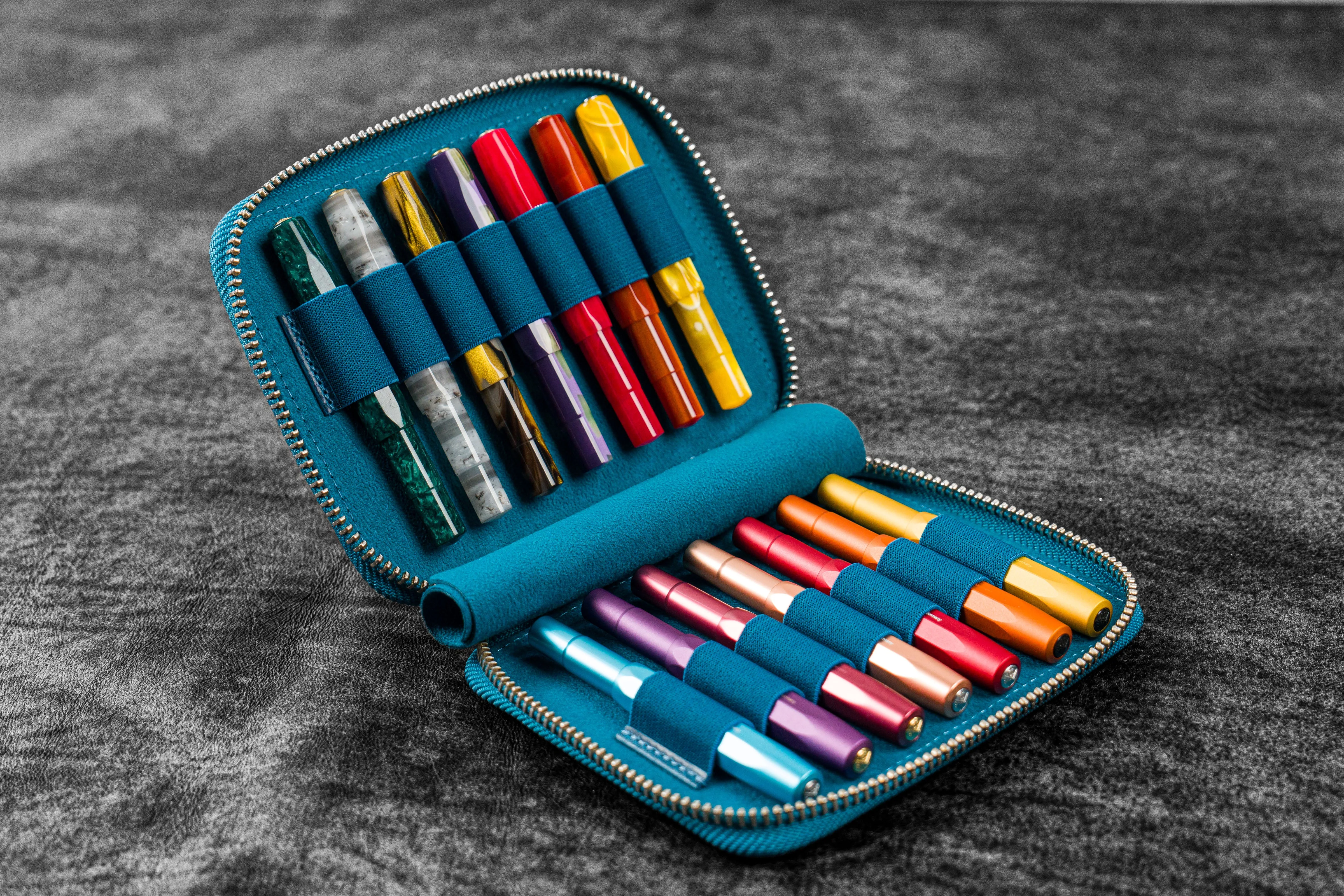 Collector Pen Case for 14 Kaweco Pens - C.H Ocean Blue