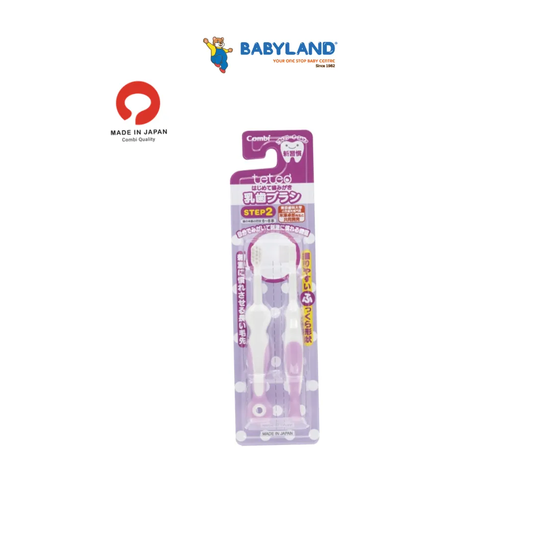 Combi Baby Teteo Baby Toothbrush Step 2 (9m )