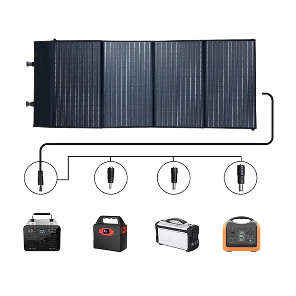 CRONY SP120 solar charging panel Outdoor Camping Panels System Solar Power Generator Kit