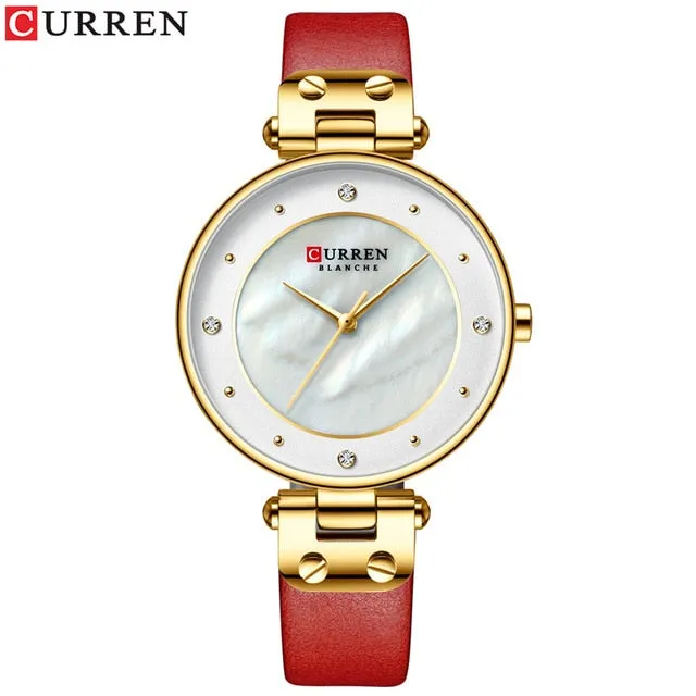 CURREN Women Stylish Quartz Ladies Watch