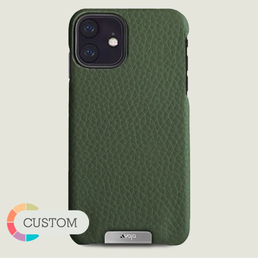 Customizable Grip iPhone 11 Leather Case