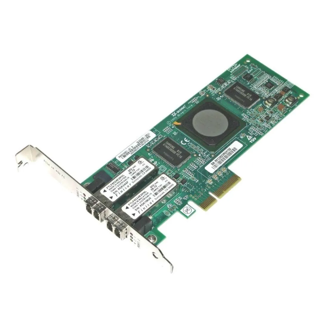 Dell QLogic QLE2462 4Gb/s FC Dual Port x4 PCI-e HBA, Full Height | DF976