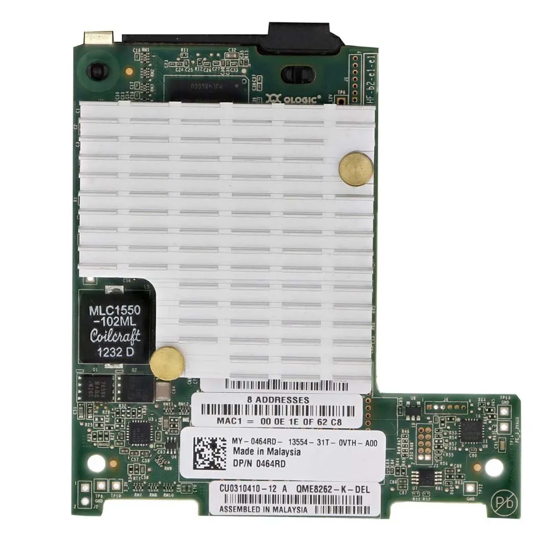 Dell QLogic QME8262-k 10Gb/s Dual Port Mezzanine Converged Network Adapter - 464RD