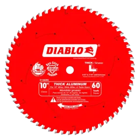 Diablo | 10" x 60-Teeth Saw Blade for Thick Aluminum