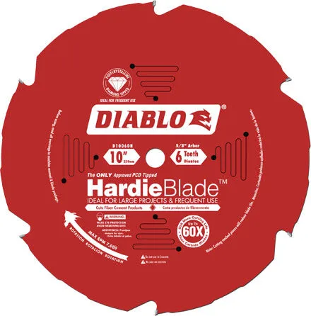 Diablo D1006DH 10" Hardie Blade